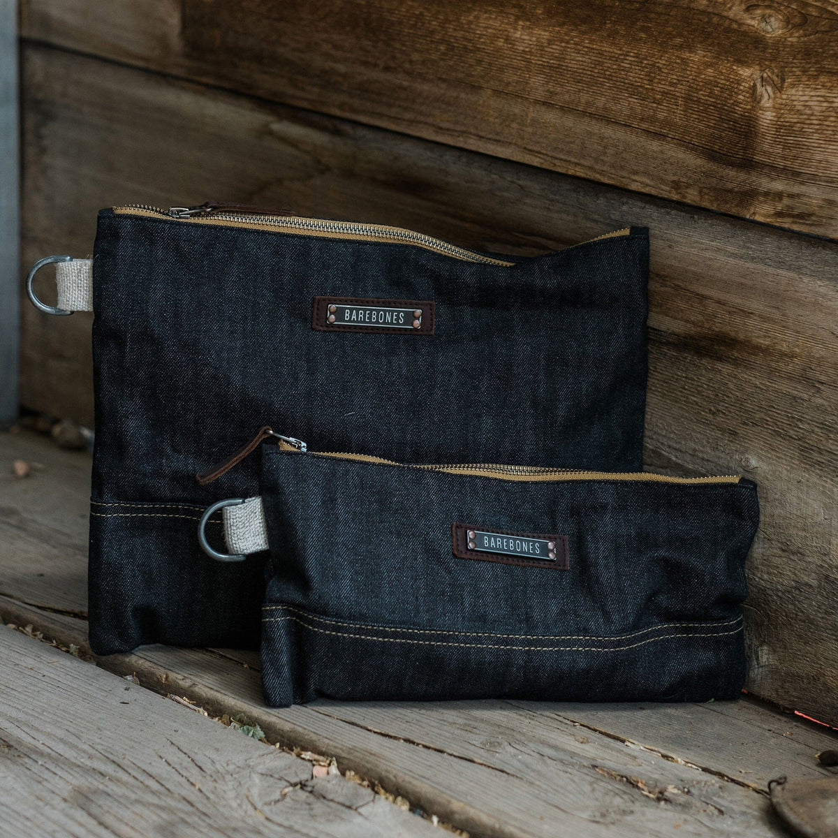 Neelum Zipper Pouch - Denim