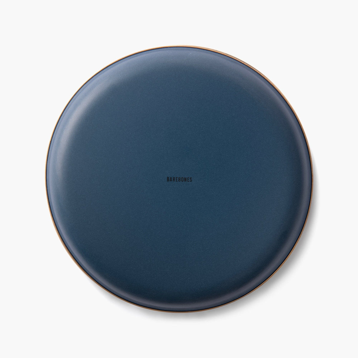 Enamel 2-Tone Deep Plate Set Indigo Blue
