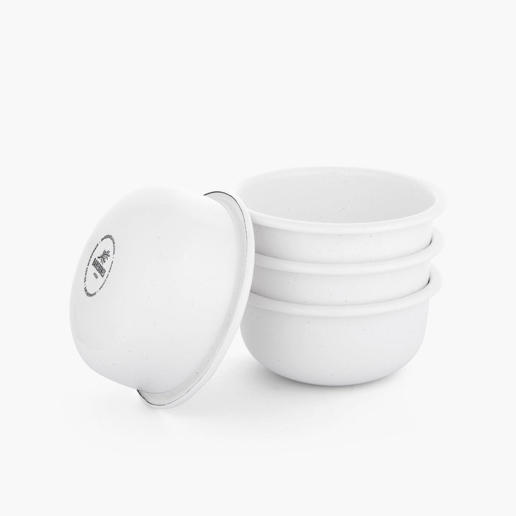 Rolled Enamelware Side Bowl Set