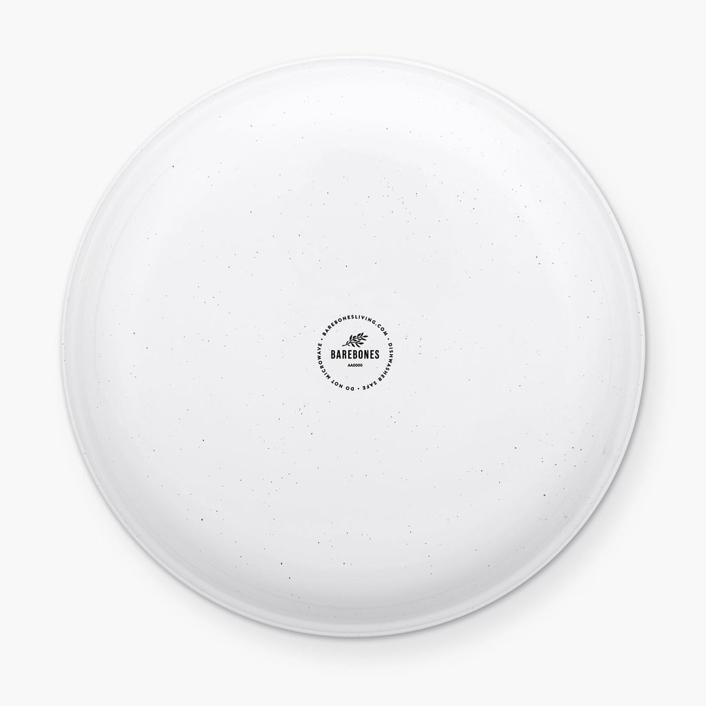 Rolled Enamelware Plate Set