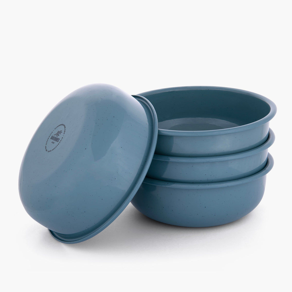 Rolled Enamelware Bowl Set