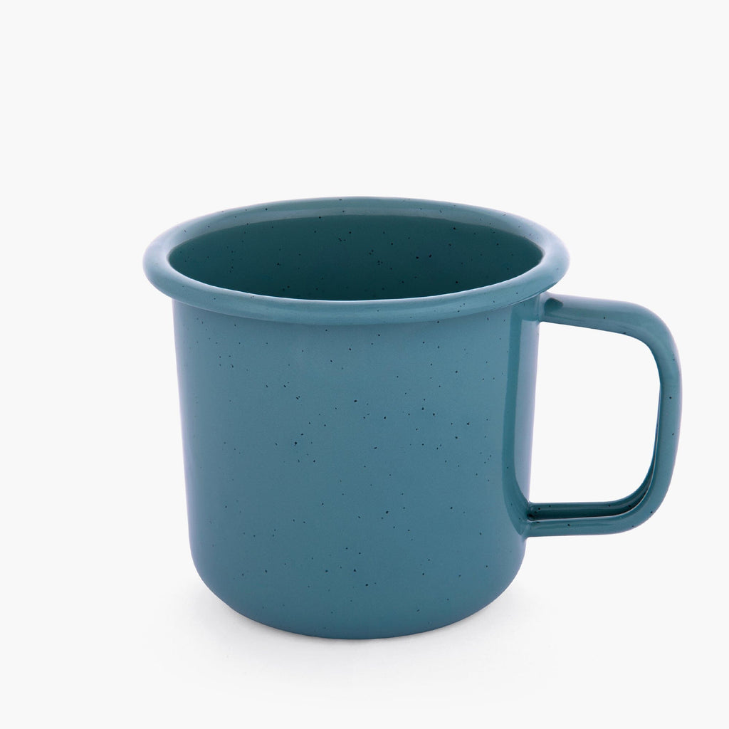 Rolled Enamelware Mug Set