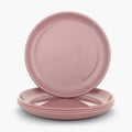 Rolled Enamelware Plate Set