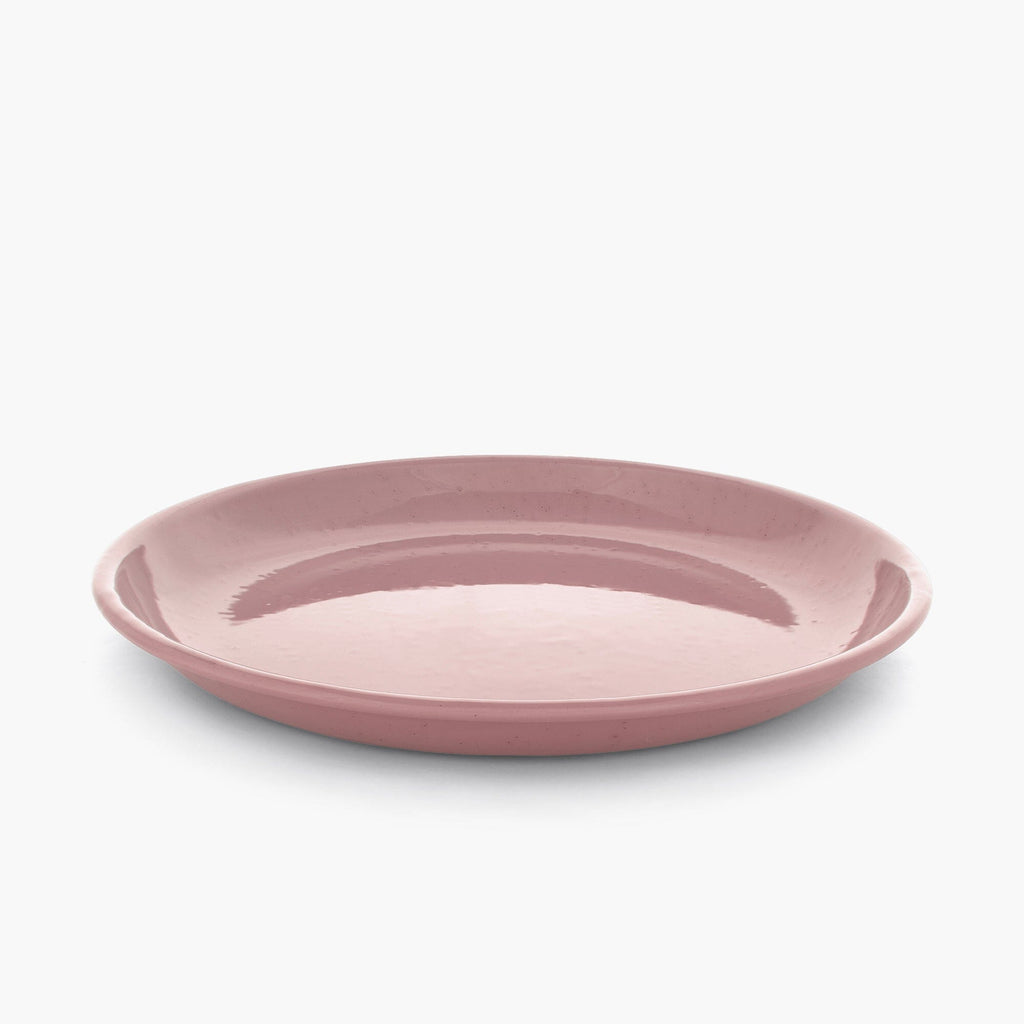 Rolled Enamelware Plate Set