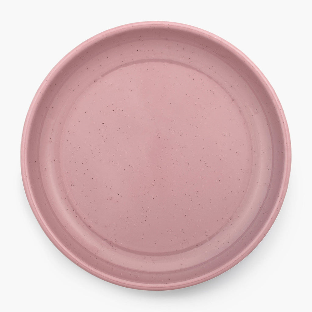 Rolled Enamelware Plate Set