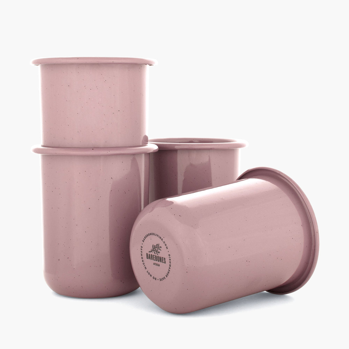 Rolled Enamelware Cup Set