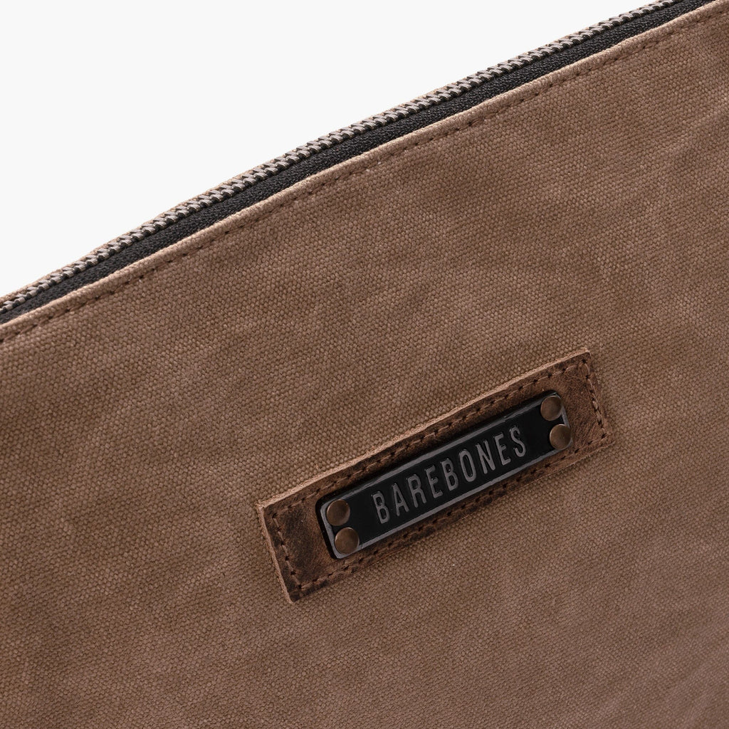 Neelum Zipper Pouch - Khaki