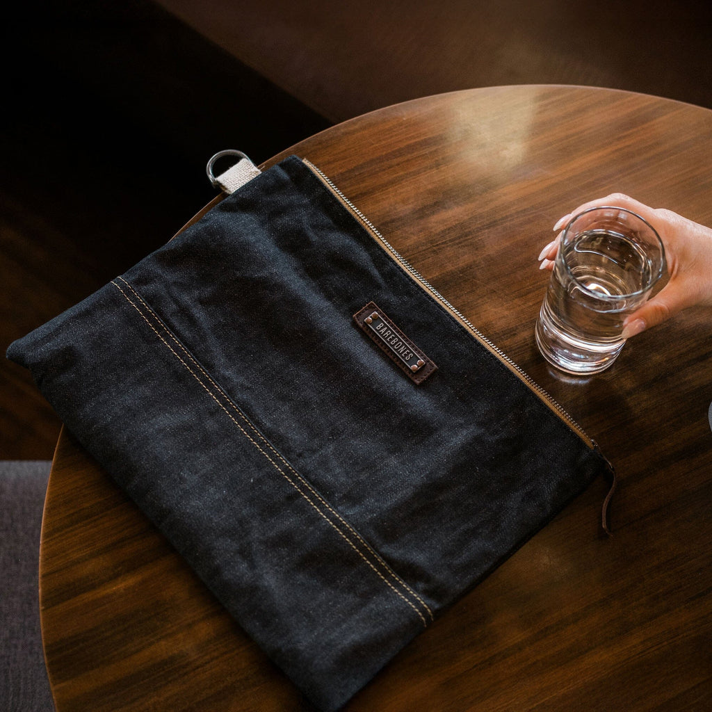Neelum Zipper Pouch - Denim